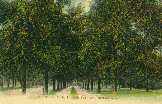 Lincoln Parkway, about 1907. 
Postcard in author's collection. 