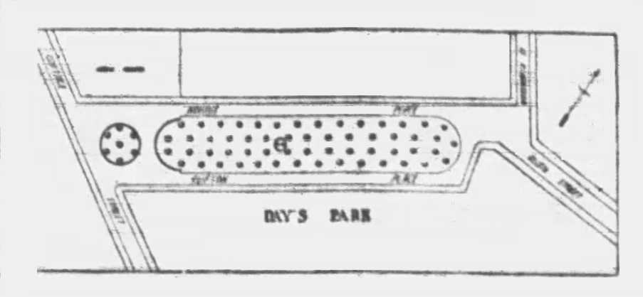 Day's Park Plan - 1887
