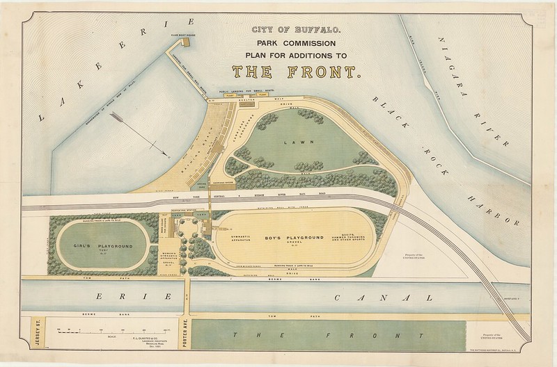 Olmsted Plan for Additions to The Front, 1891
Courtesy of the United States Department of the Interior, National Park Service, Frederick Law Olmsted National Historic Site.